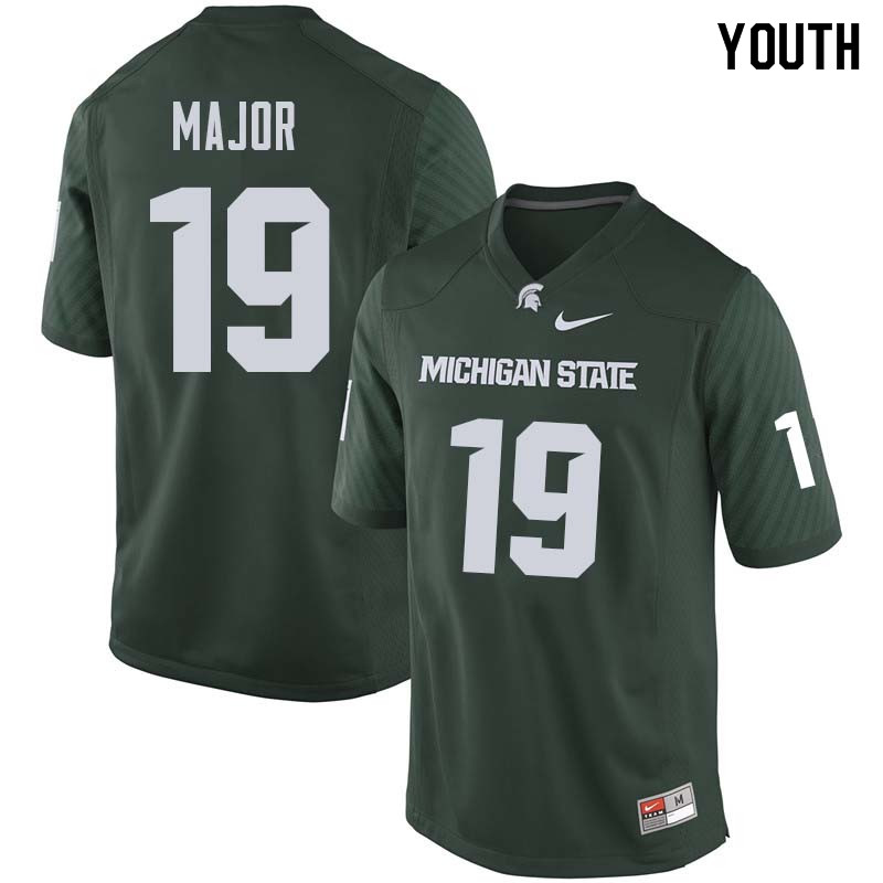 Youth #19 Julian Major Michigan State College Football Jerseys Sale-Green